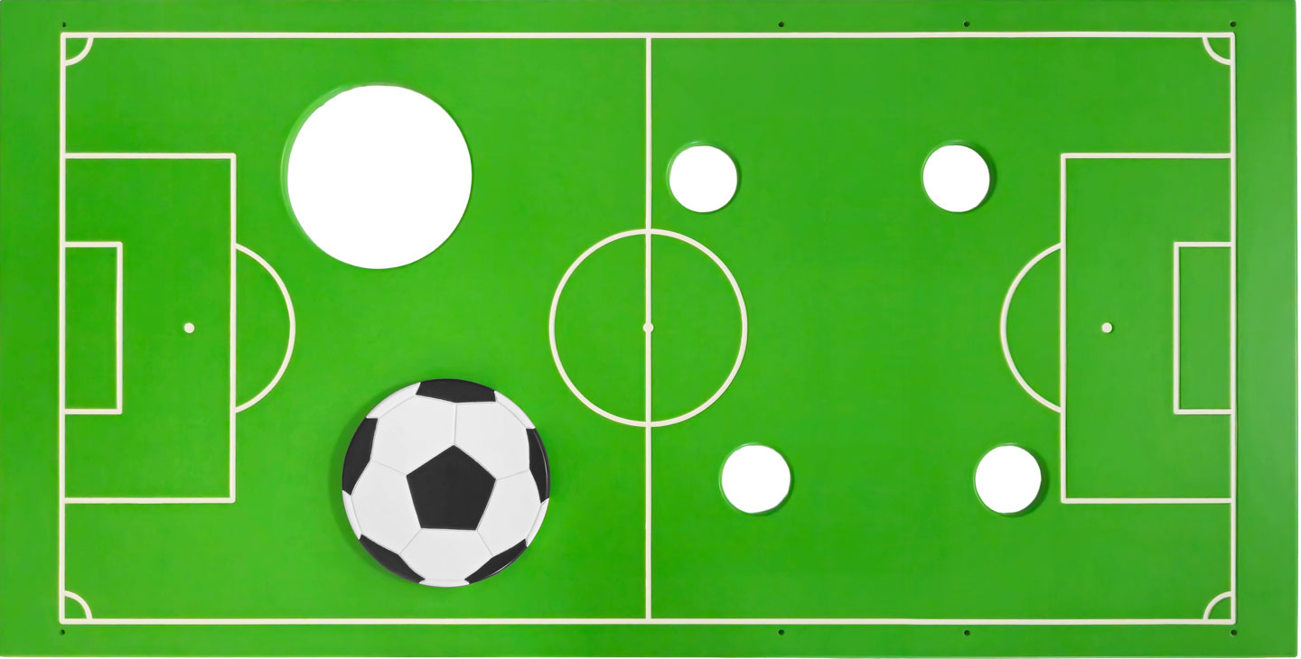 Fußballbett: Das Hochbett als Fußballfeld Fußballbett: Das Hochbett als Fußballfeld